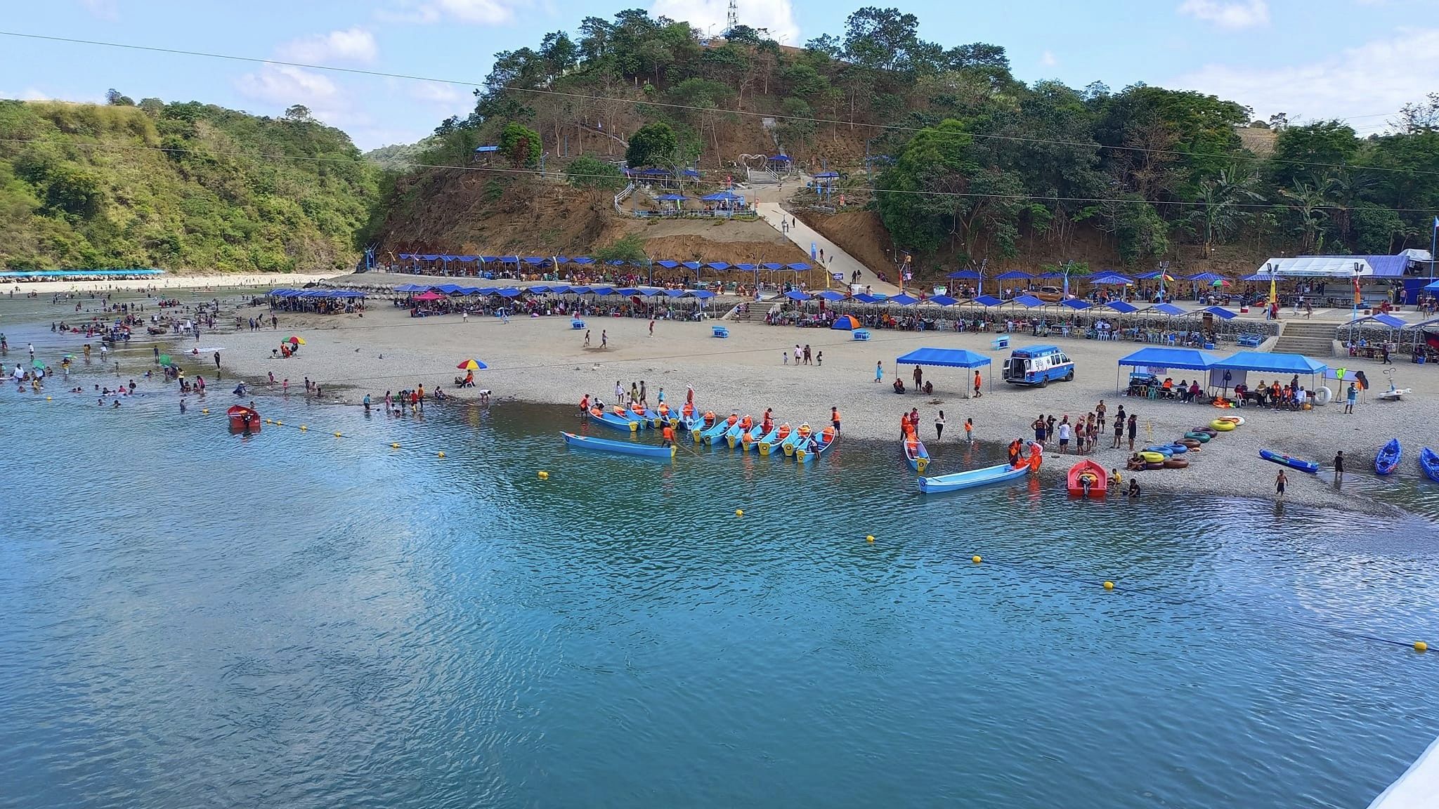 Abuan River clear water